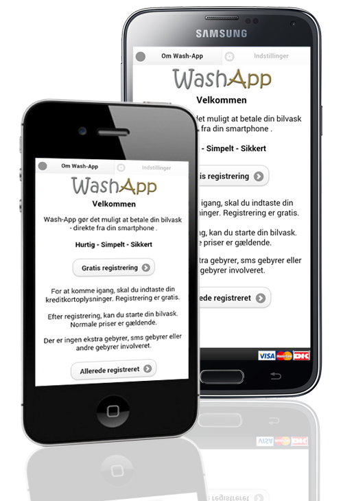 WashApp Modern car wash payment application